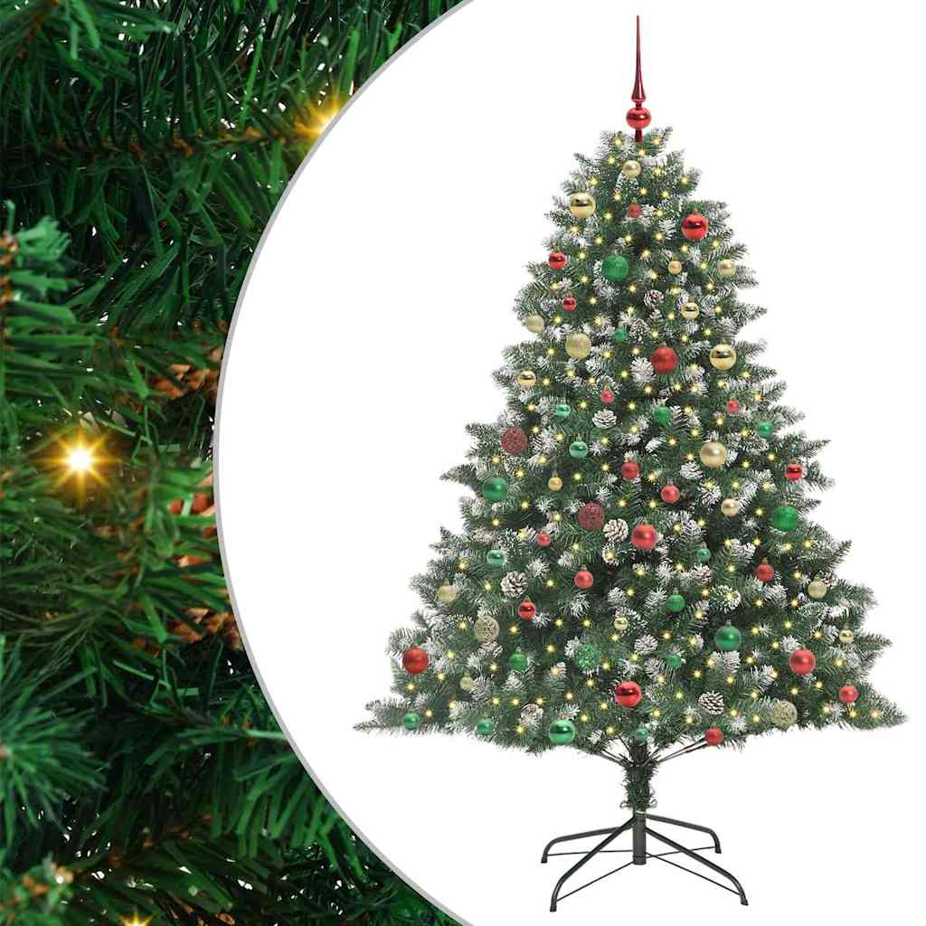 Artificial Christmas Tree with Stand Green 140 x 140 x 210 cm